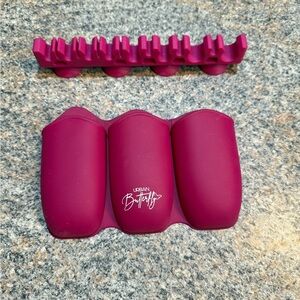 Mirror Makeup Brush Holder - Pink